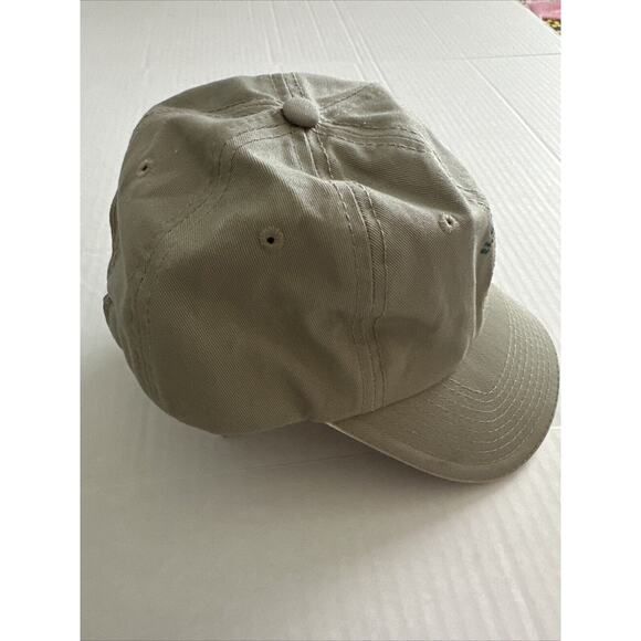 Us Open 2013 Merion Strap Back Hat Cap USGA Member Khaki Embroidered preowned - Picture 4 of 6